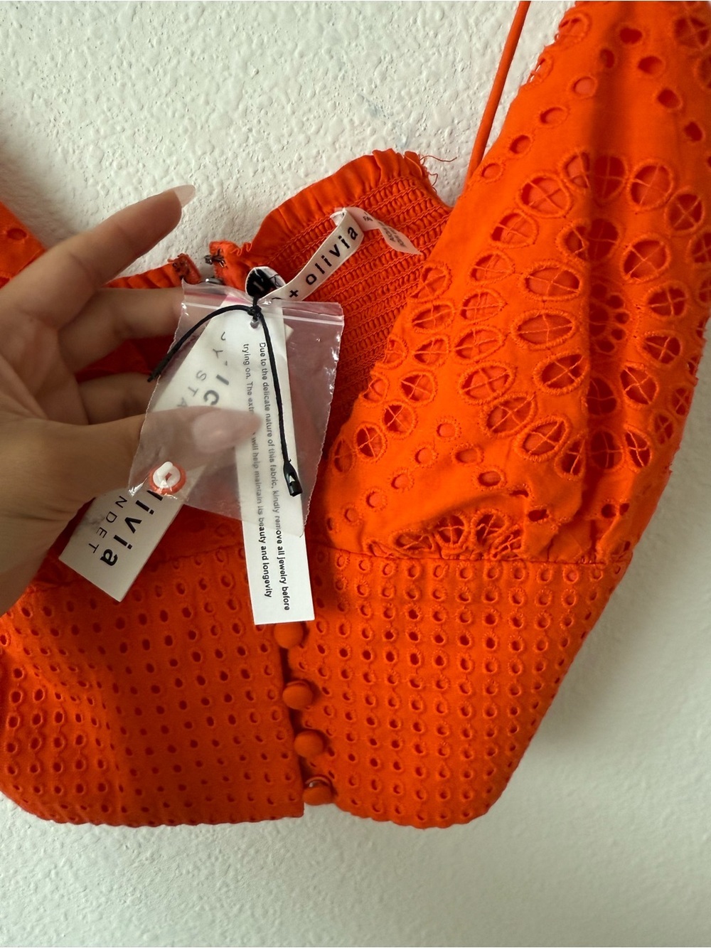 NWT Alice & Olivia Bralette Top - Picture 2 of 6